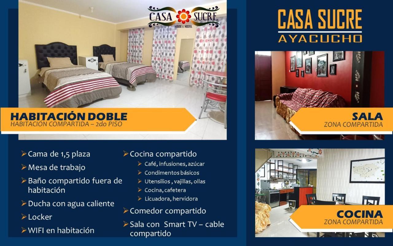 Casa Sucre Hostel Ayacucho Eksteriør billede