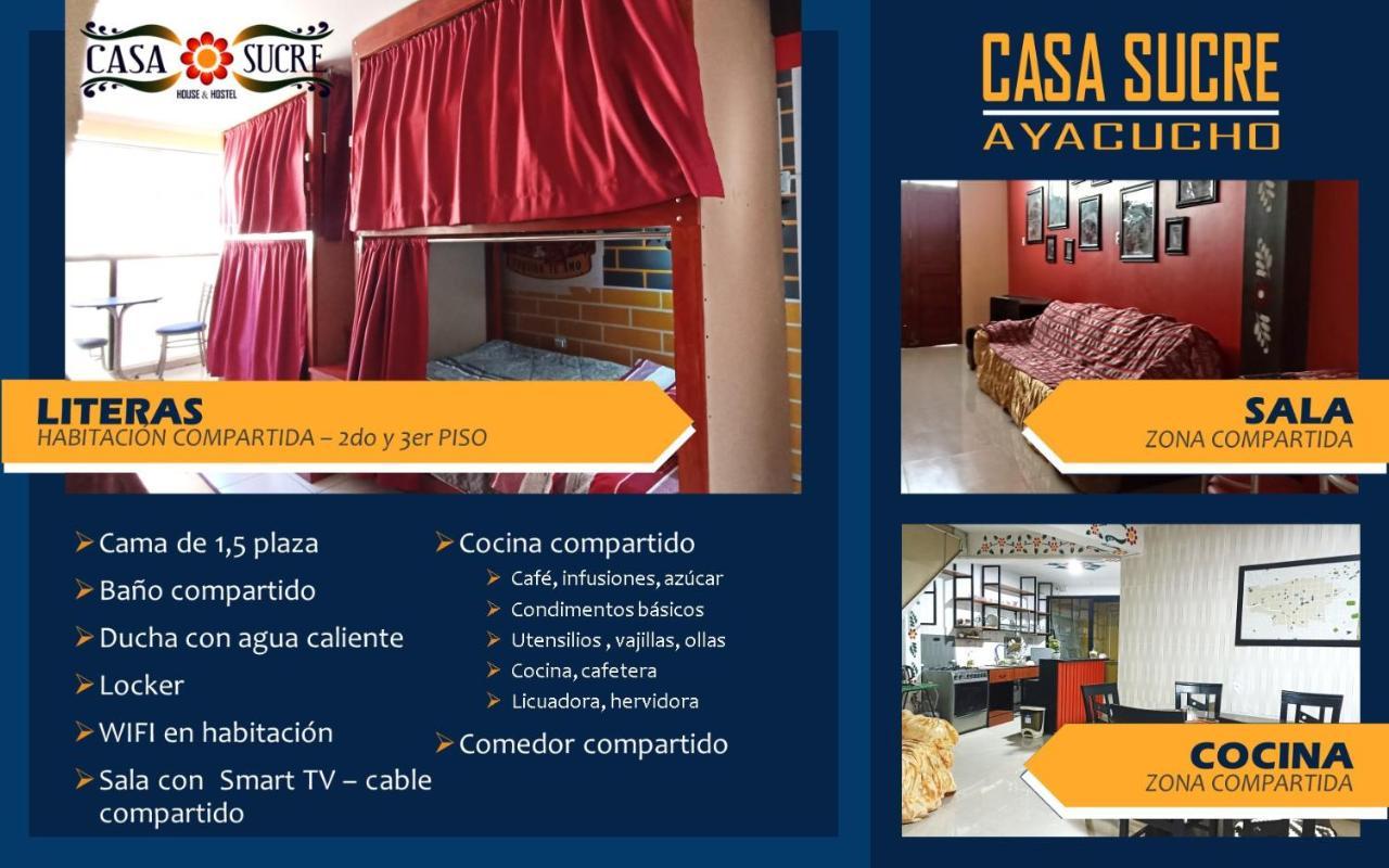 Casa Sucre Hostel Ayacucho Eksteriør billede